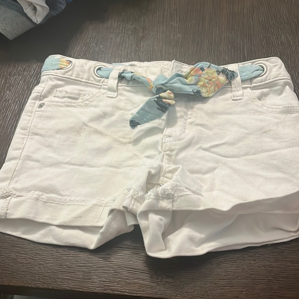 White children’s Jean with removable blue band